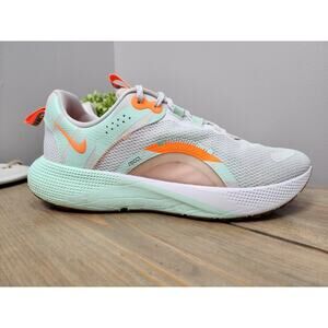 Nike React Escape Run 2 Premium Running Shoes Womens 10.5 White Orange